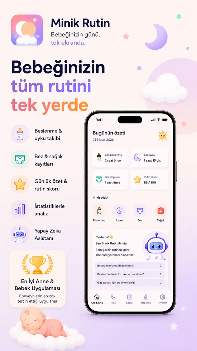 Minik Rutin app visual