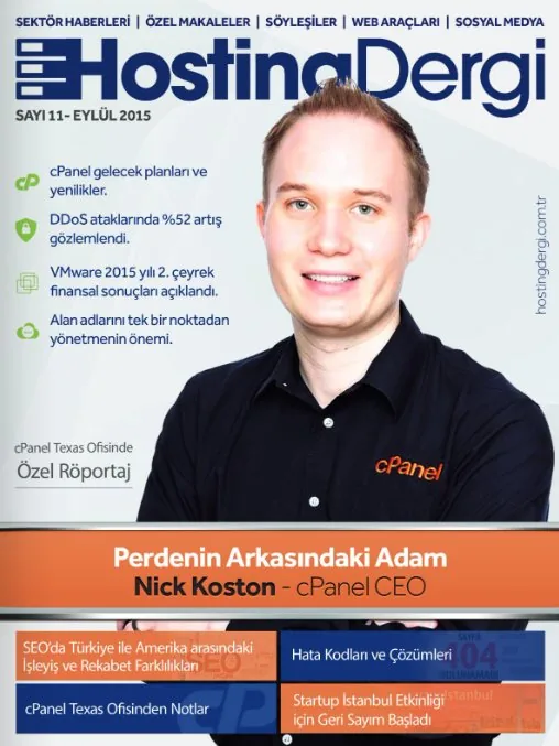 Hosting Dergi cover