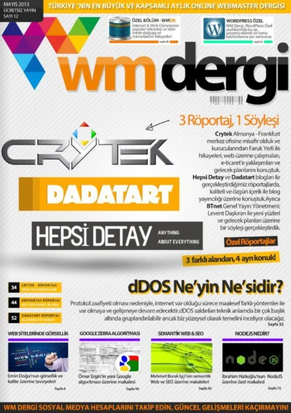 WM Dergi cover